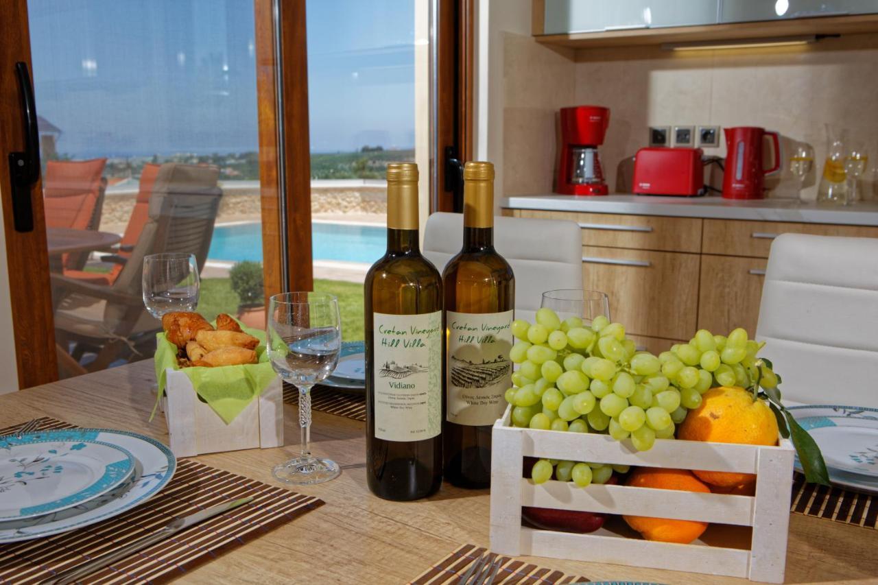 Cretan Vineyard Hill Villa Kato Kalesia Ngoại thất bức ảnh
